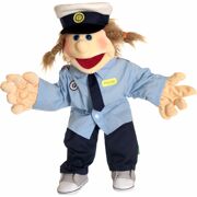 Kleding Politie (3-delig) voor poppen 65 cm - Living Puppets W858